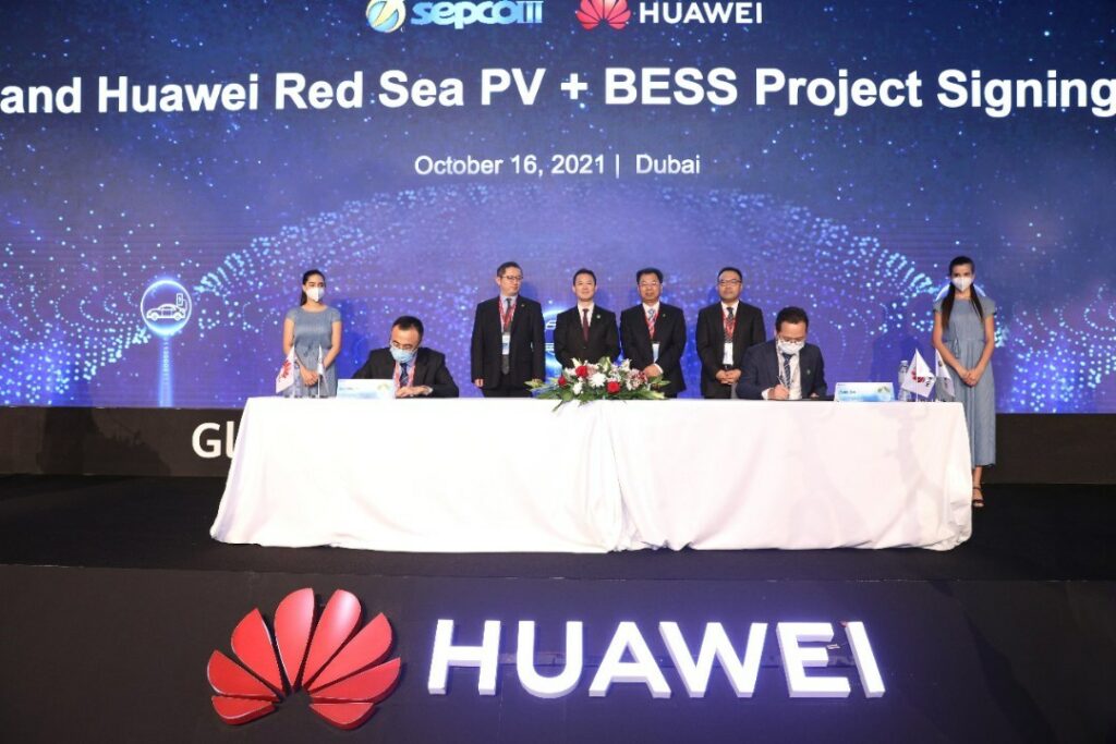 Huawei signs 1,300MWh solar-charged battery contract for Saudi Arabia’s Red Sea Project
