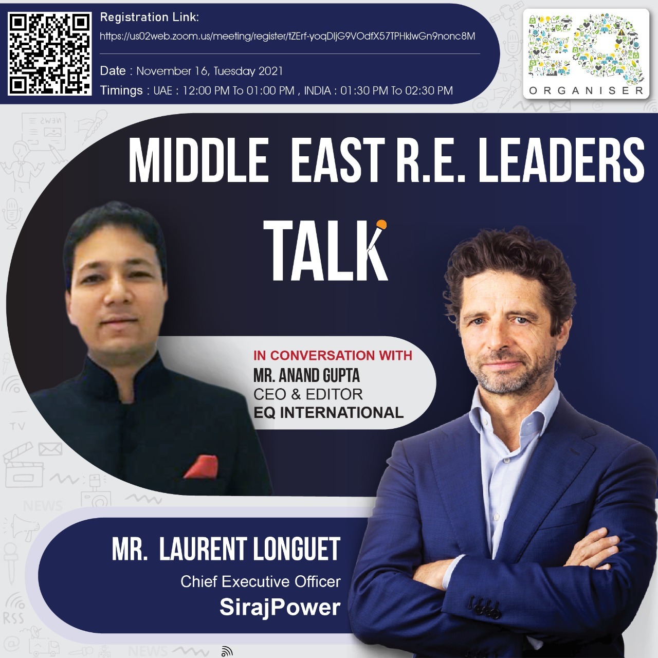 EQ In Exclusive Conversation With Mr.Laurent Longuet – CEO – Siraj Power