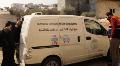 The solar-powered electric vehicle that’s delivering hope to Syria