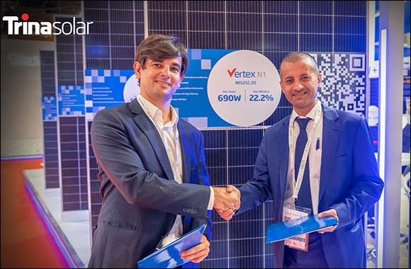 UAE – Trina Solar and Al-Raebi Sign First N-Type Vertex Deal in Middle East During WFES 2022 – EQ Mag Pro