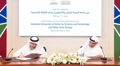 UDST signs an MoU with Qatar Solar Energy