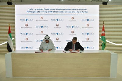 Masdar signs MoU with Jordan’s Ministry of Energy and Mineral Resources to explore development of 2 GW renewable energy projects – EQ Mag